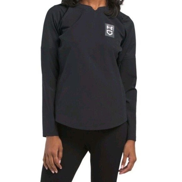 Under Armour Women's Softball Cage Loose Fit Hooded Jacket Size L - Picture 1 of 2